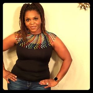 South African beaded Necklace(multicolor)